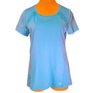 Blue Sports Workout Top